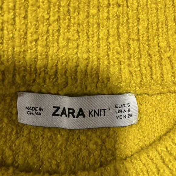 Zara Knit boyfriend sweater with round neckline and long sleeves - Picture 14 of 15